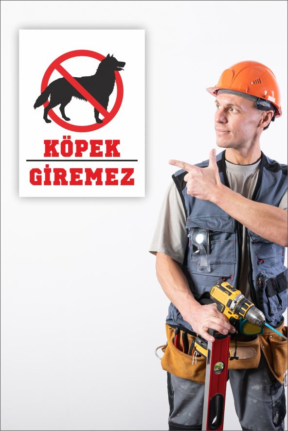 karbonsoft Köpek Giremez Uyarı Levhası - 2