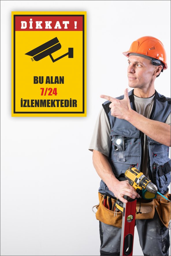 karbonsoft İş Güvenliği Bu Bölge Kamera İle İzlenmektedir Levhası - 2