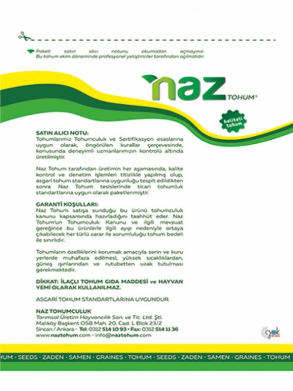 karbonsoft Salatalık / Hıyar Tohumu -BEİTH ALPHA-10 Gr