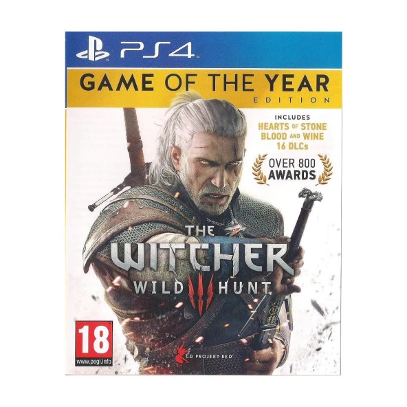 The Witcher 3: Wild Hunt Game Of The Year Edition PS4 Oyun