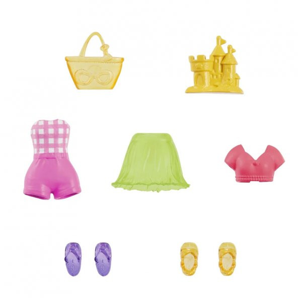Polly Pocket ve Moda Aksesuarları Oyun Setleri HNF50-HKV86 - 5