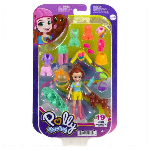 Polly Pocket Farklı Kombin Eğlencesi Oyun Setleri HKV88-HKV90