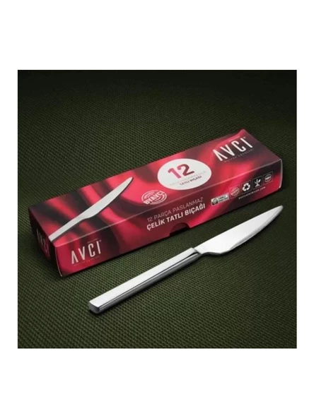 Avcı 917 Klas Tatlı Bıçak 12 Li