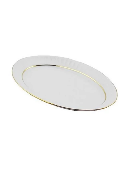 Güral Porselen SF25KY Mat Sedef Kayık Tabak 25 Cm