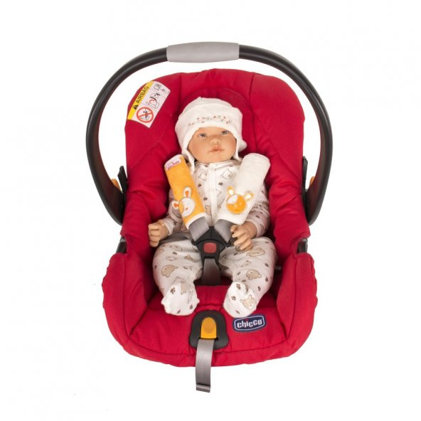 Sevi Bebe Oto Koltuğu Kemer Kılıfı Turuncu - 2