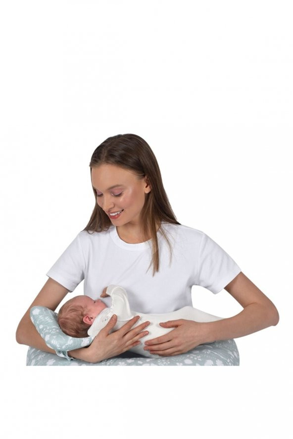 Sevi Bebe Emzirme Yastığı Yaprak Desen - 3