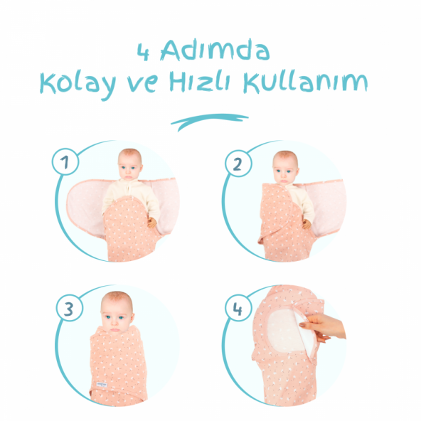 Sevi Bebe İnterlok Bebe Kundak Bahar Desen - 5