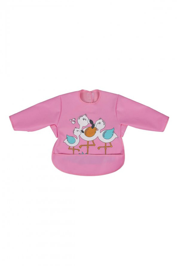 Sevi Bebe Kollu Mama Önlüğü - Flamingo