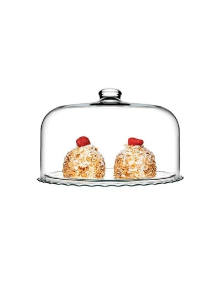 Paşabahçe 96702 Maxi Patisseria Dome Cam Fanus 37 cm - 1