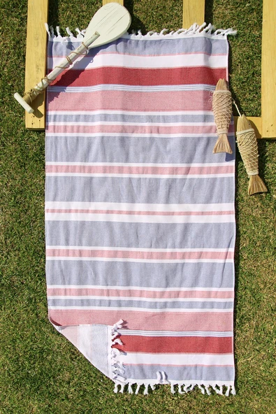 %100 Pamuk Outlet 70x150 Plaj Havlusu - 7