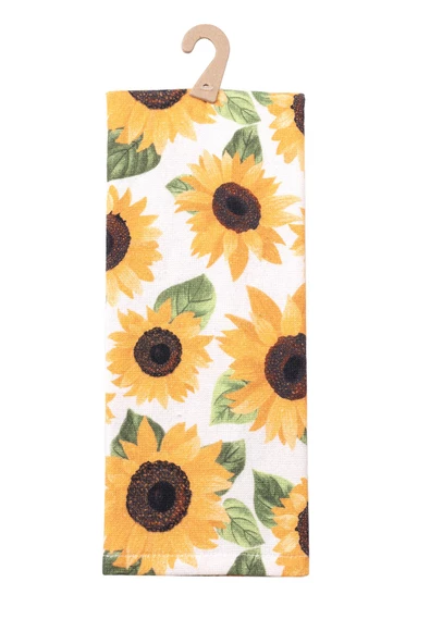 %100 Pamuklu 40x65 Baskılı El / Mutfak Havlusu - Resim 2