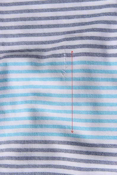 Outlet %100 Pamuk Çizgili 90x180 Plaj Havlusu ürün görseli