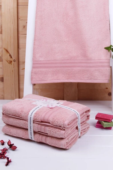 Limon Kabuğu Bitkisel Organik Boyama 4'lü 76x137 Havlu - Resim 4