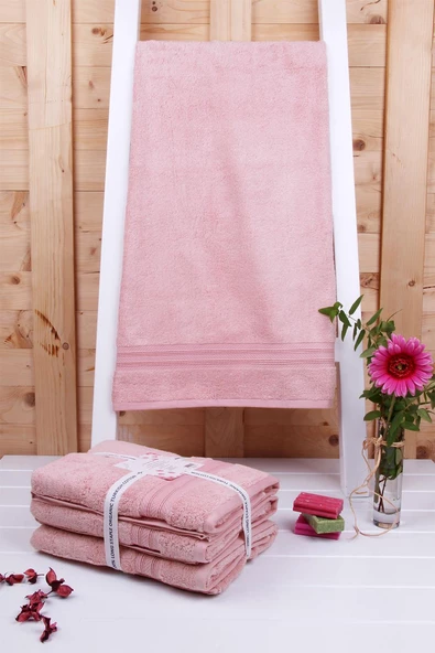 Limon Kabuğu Bitkisel Organik Boyama 4'lü 76x137 Havlu - Resim 3