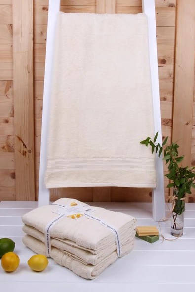 Limon Kabuğu Bitkisel Organik Boyama 4'lü 76x137 Havlu - Resim 10