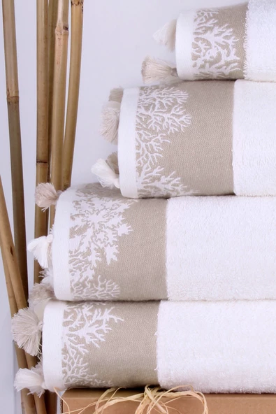 %100 Pamuk Püsküllü 50X100 El Havlusu - Resim 2