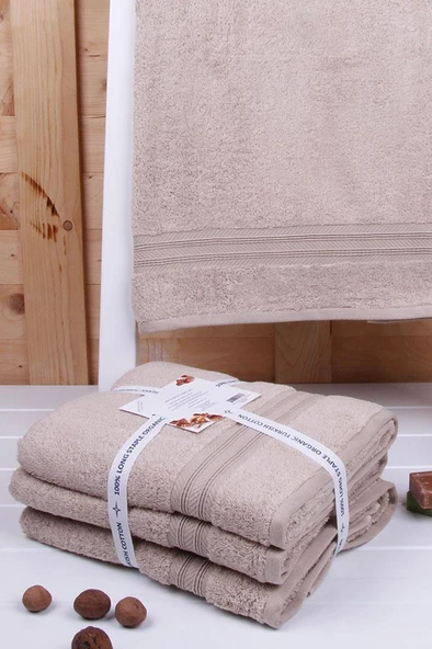 Limon Kabuğu Bitkisel Organik Boyama 4'lü 76x137 Havlu - Resim 2