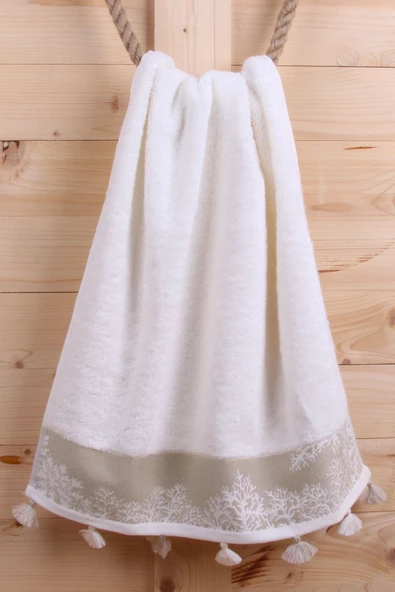 %100 Pamuk Püsküllü 50X100 El Havlusu ürün görseli