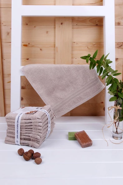 Limon kabuğu Bitkisel Organik Boyama 12'li 33X33 Havlu ürün görseli 1