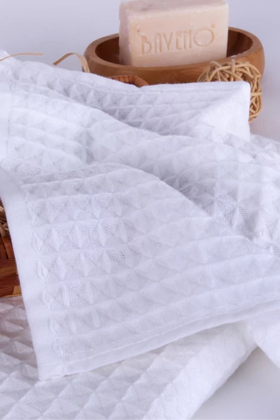 %100 Pamuk Pike 76X142 Havlu - Resim 2