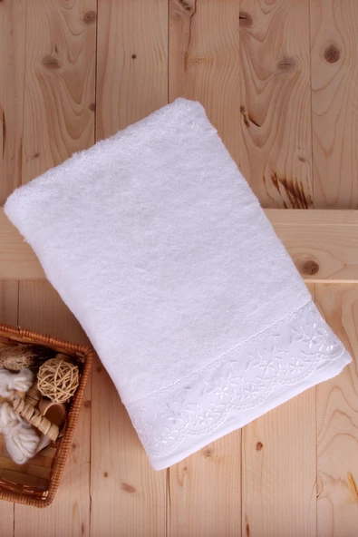 Bambu Güpürlü  76X137 Banyo Havlusu