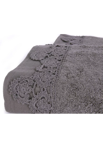 El Örmesi Dantelli Bambu 76X137 Havlu - 2