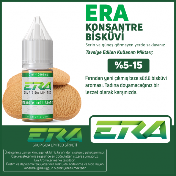 ERA Bisküvi Aroma 10 ML - 1