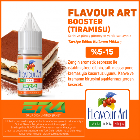 Flavour Art Booster (Tiramisu) Aroma 10 ML