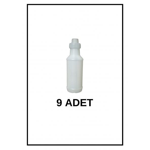 Plastik Boş Şişe 500 Ml 9 Adet - 1