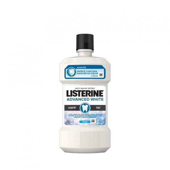 Listerine Advanced White Hafif Tat Çalkalama Suyu 250 ml