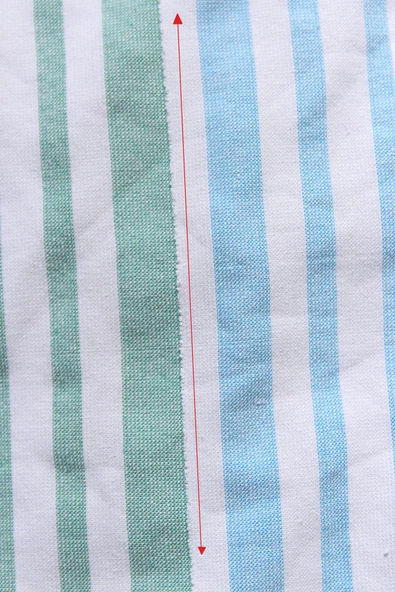 Outlet %100 Pamuk Çizgili 150x150 Plaj Havlusu - 9