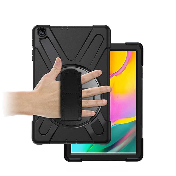 Gpack Apple iPad Pro 10.5 7.Nesil Kılıf Defender Tablet Tank Koruma Standlı df22  Nano  Kalem - Resim 3