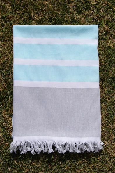 %100 Pamuk 90x170 Peştemal Plaj Havlusu - Resim 4