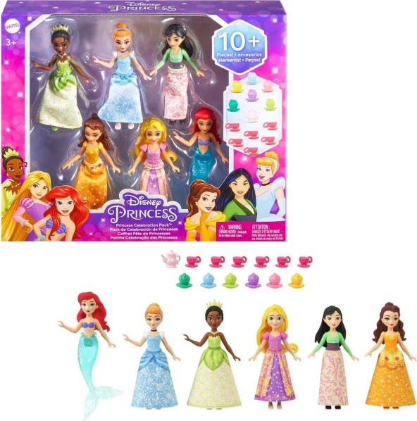 Disney Princess Disney Prenses Bebekleri 6lı Set