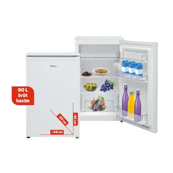 Regal BT 1001 90 Lt Mini Buzdolabı Ofis Büro Tipi - 2