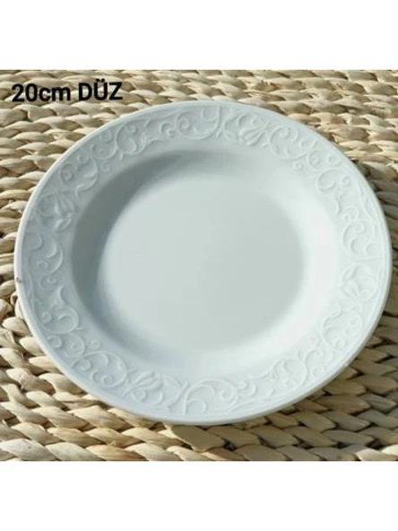 Güral Porselen BHD20DU Bahar Düz Tabak 20 Cm 6 Lı