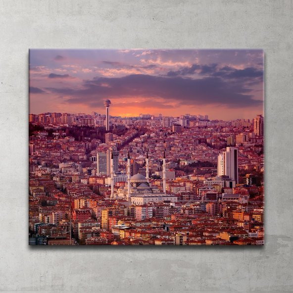 Ankara Manzarası Kanvas Tablo