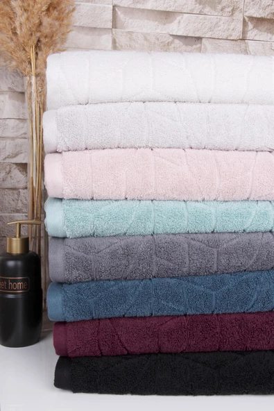 Outlet %100 Pamuk 70x140 Banyo Havlusu - Resim 4