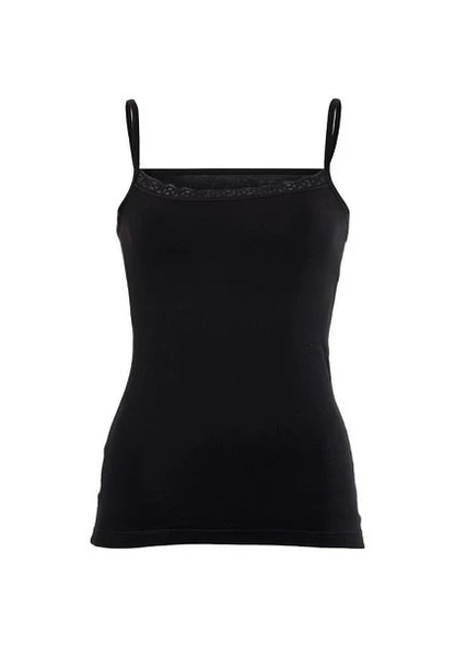 Anıt Bayan Dantelli Biyeli İp Askılı Atlet 2810 - Resim 2