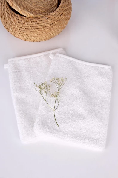 %100 Pamuk 15x20 2'li Banyo Havlusu - Resim 3