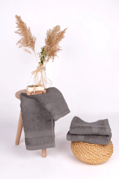 %100 Pamuk 3'lü 30x50 Misafir/El Havlusu - Resim 5