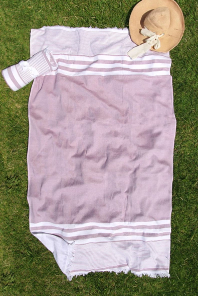 %100 Pamuk 100x180 Desenli Plaj Havlusu ürün görseli 1