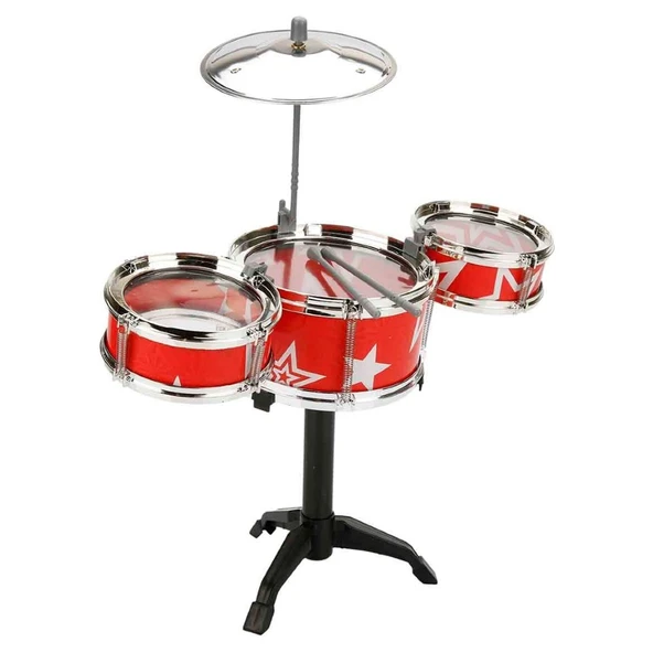 Eccho Jazz Drum Mini Davul Seti Kırmızı