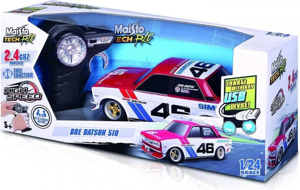 Maisto Tech Maisto 1/24 Bre Datsun 510 Uzaktan Kumandalı Araba