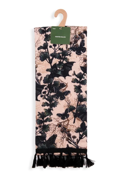 %100 Pamuk Özel Seri 40x65 Halloween Püsküllü El Havlusu Hediye Havlu - Resim 3