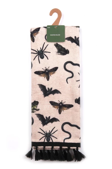 %100 Pamuk Özel Seri 40x65 Halloween Püsküllü El Havlusu Hediye Havlu ürün görseli 1