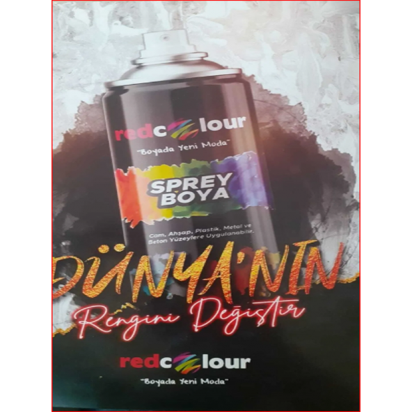 Redcolour Akrilik Sprey Boya 400 Ml - 6