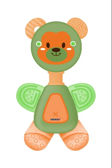 Bebedor Sevimli Ayıcık Çıngıraklı Sulu Dişlik 518 Yeşil