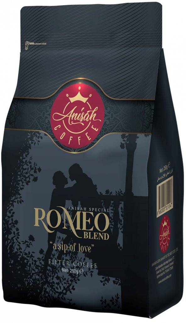 Anisah Coffee Romeo Blend Filtre Kahve 250 Gram