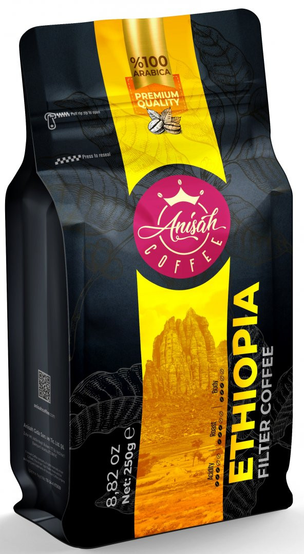 Anisah Coffee Etiyopya Filtre Kahve 250 Gram